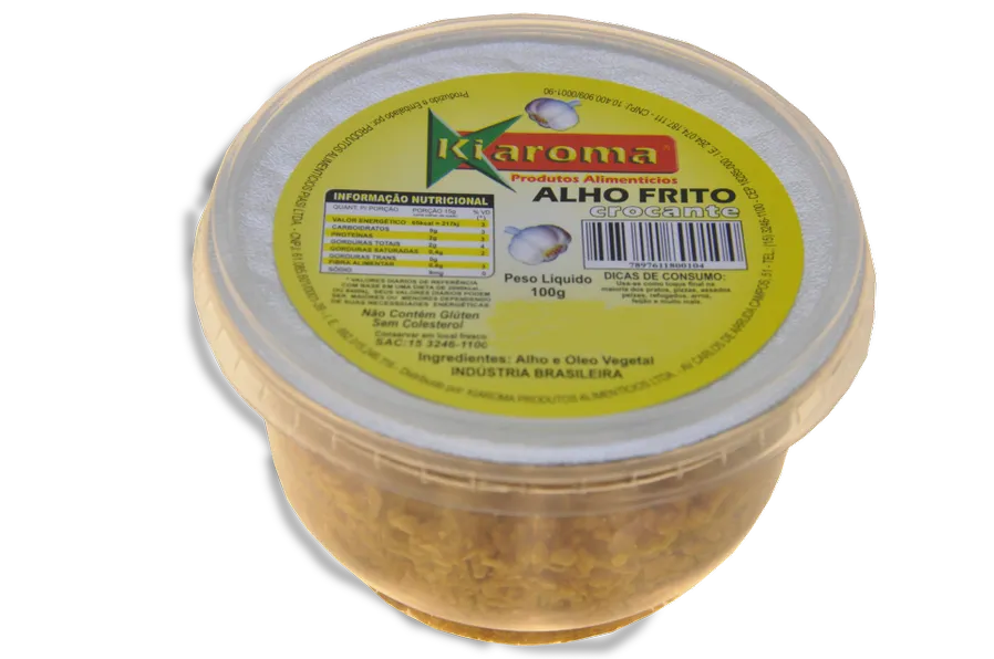 Alho frito crocante 100g