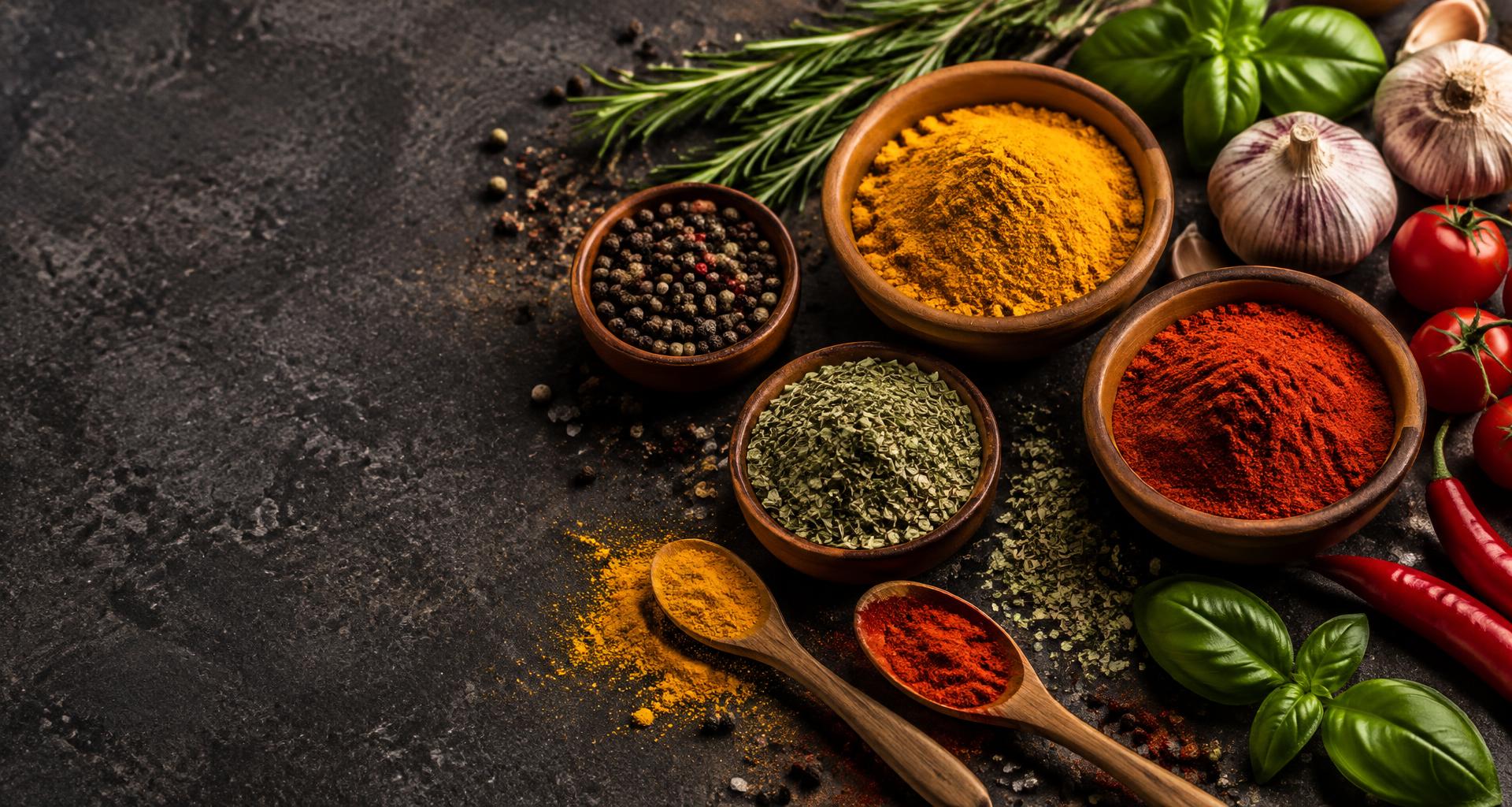 Especiarias e ingredientes Kiaroma